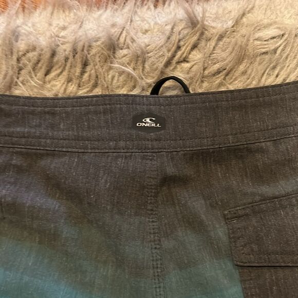 O’neill men’s gray and teal‎ board shirts size 32 - Picture 6 of 6